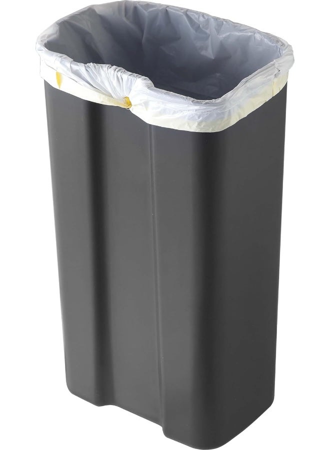 Eko Della Step Bin With Soft Close Lid Stainless Steel Finish Pedal Bin Rectangular Hands-Free Kitchen Garbage Trash Can With Removable Inner Bucket Waste Bin For Office And Home