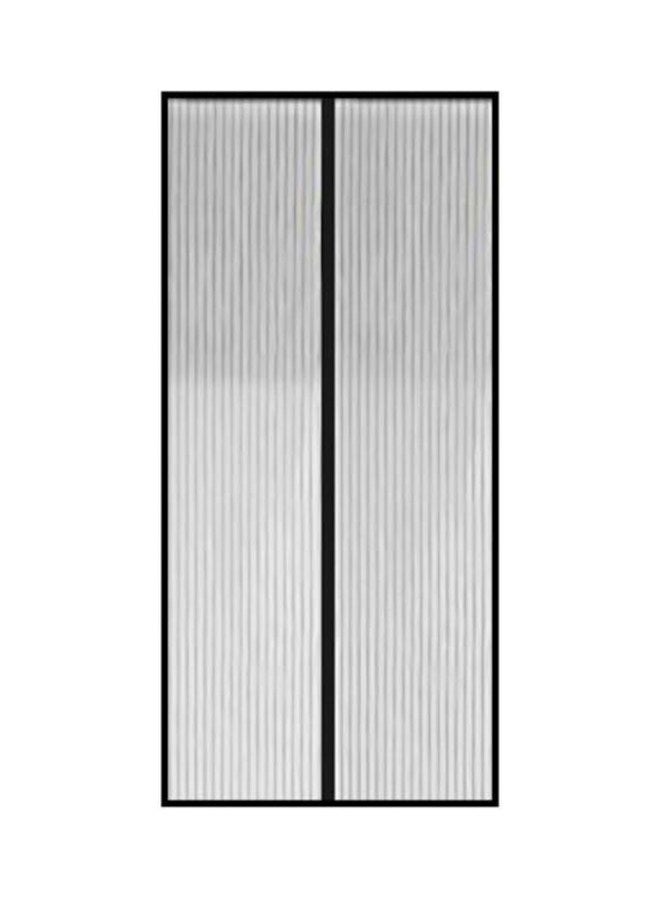 Anti-Mosquito Screen Door Curtain Grey/Black 39x83inch