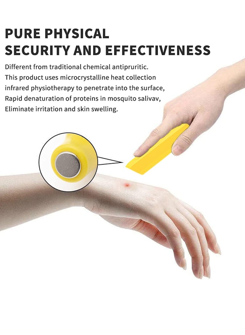 Nsect Sting Bite Relief Electronic Mosquito Bites Itching Treatment Tool Thermal Frequency Pulse Anti Pruritic Stick Fast Symptom Relief Reduce Pain Portable USB Rechargeable