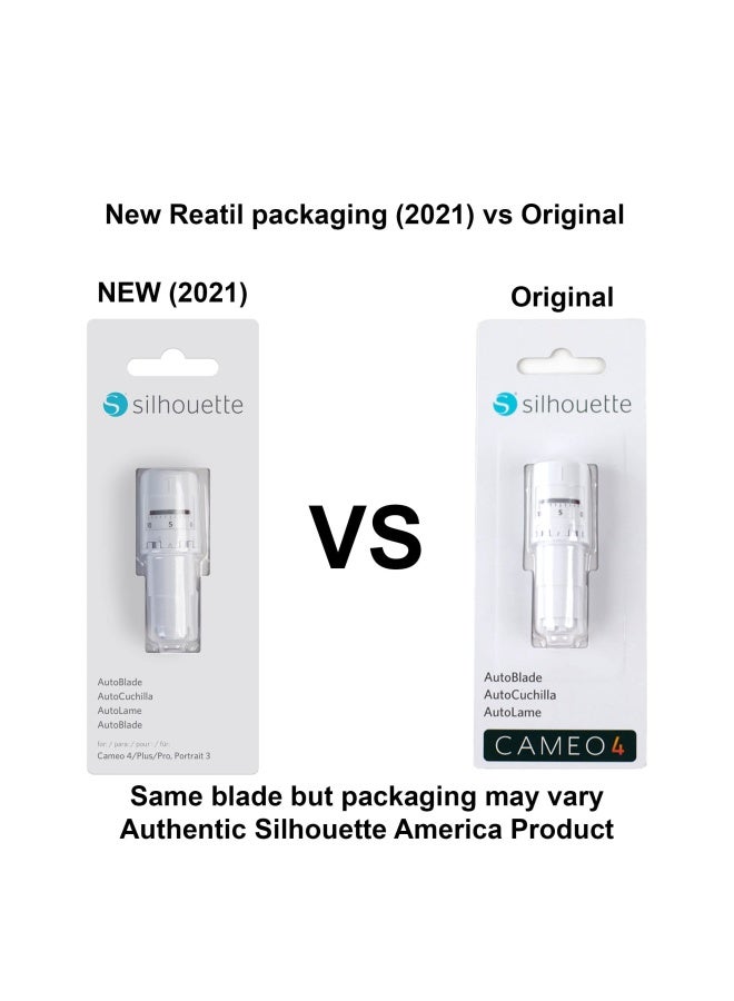 Silhouette America  Auto Blade 2 For Use With Cameo 4 -Pack Of 3 Blades
