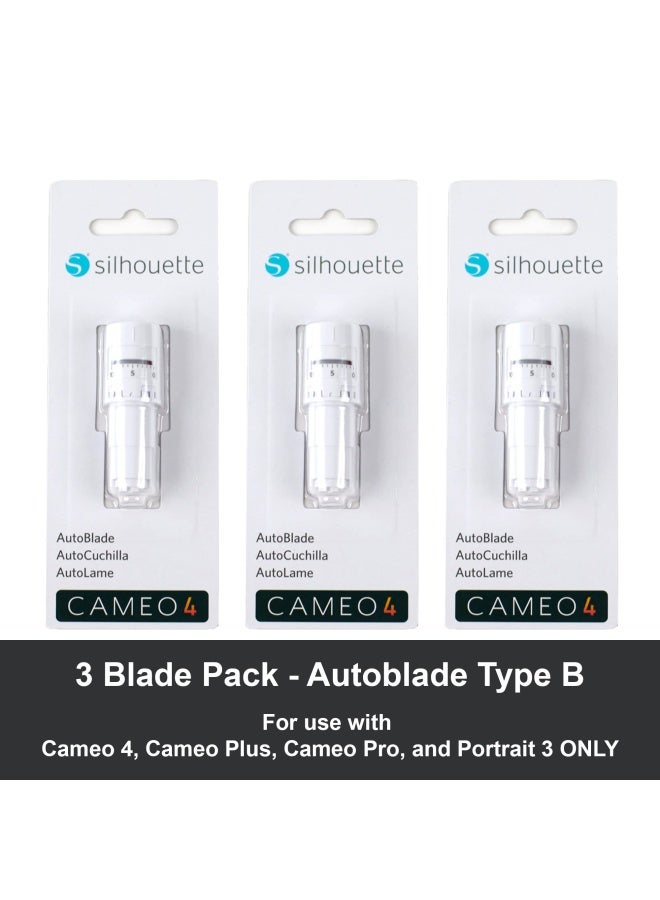 Silhouette America  Auto Blade 2 For Use With Cameo 4 -Pack Of 3 Blades