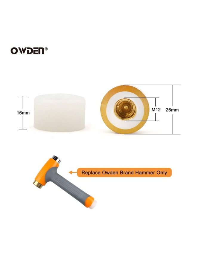 OWDEN Professional Jewelry metal stamps hammer with 2 replace hammer heads No-Rebound steel bench block set Jewelry stamping working tools Metal letter punch for brass aluminium copper leather marks.