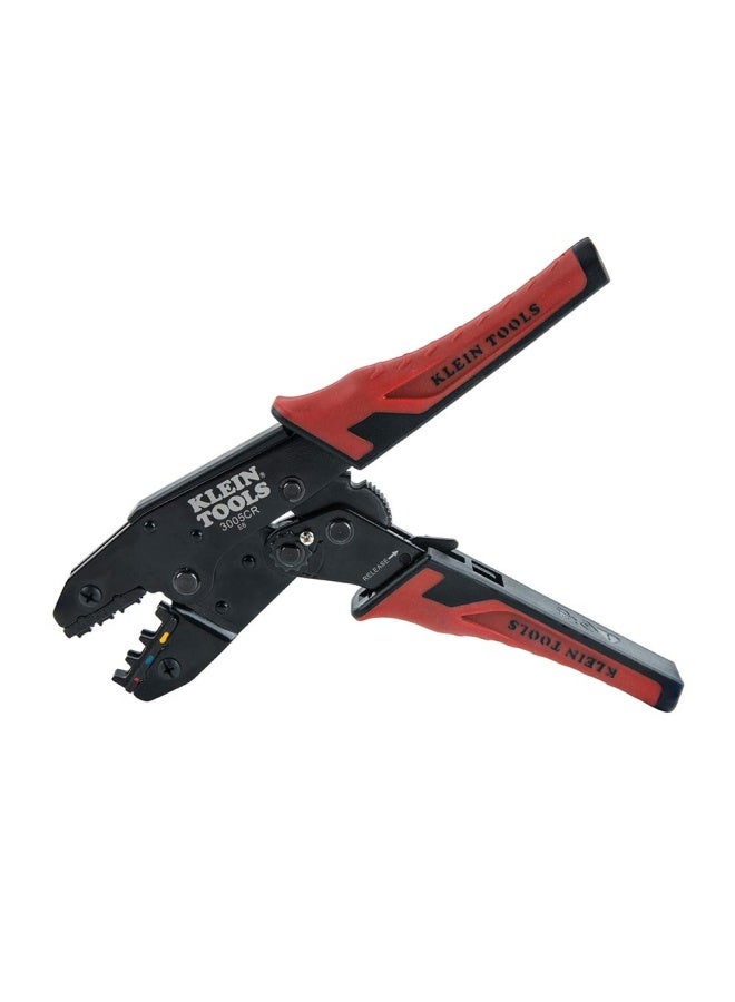 Crimper Tool Ratcheting Insulated Terminal Wire Crimper For 10 To 22 Awg Wire And Copper Cable 3005Cr
