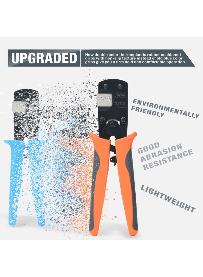 Iws-3220M Micro Connector Pin Crimping Tool 0.03-0.52Mm 32-20Awg Ratcheting Crimper For D-Sub Open Barrel Suits Molex Jst Jae Tyco-E