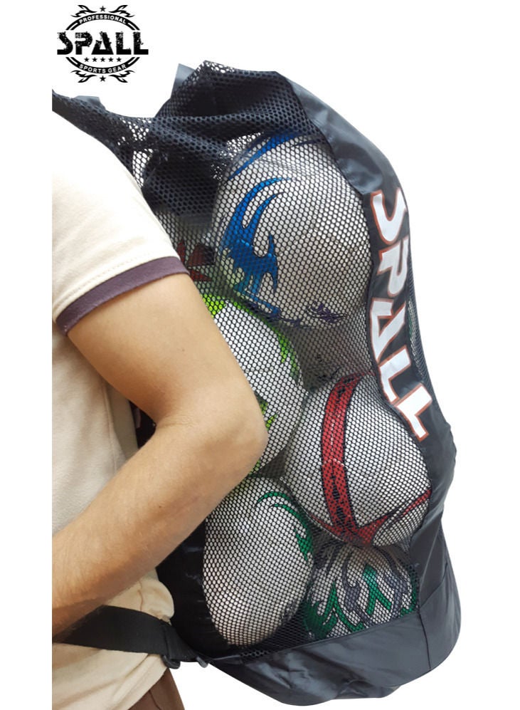 Spall Sports Ball Bag Equipment Storage Bag With Adjustable Shoulder Strap Great Extra Large Bag For Carrying Gym Equipment Jerseys Holding Basketball Volleyball Baseball