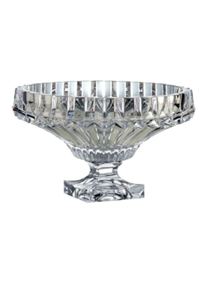 Crown Jewel Decorative Fruit Bowl Clear 30cm