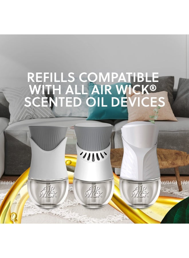 Plug In Scented Oil Refill 10Ct Fresh Linen Air Freshener Essential Oils Eco Friendly Pack