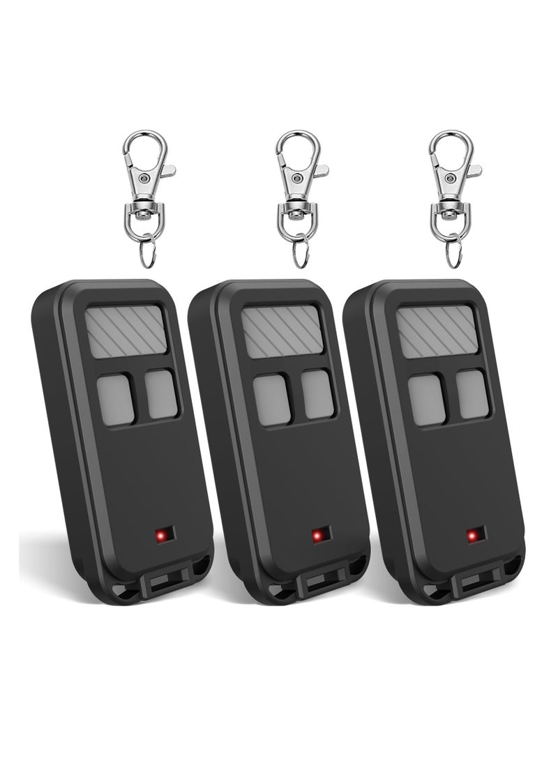 890MAX Garage Door Opener Remote for LiftMaster/Chamberlain/Craftsman, Universal Garage Door Opener Remote with Mini Key Chain for Purple Red Yellow Orange Green Learn Buttons, 3 Pack