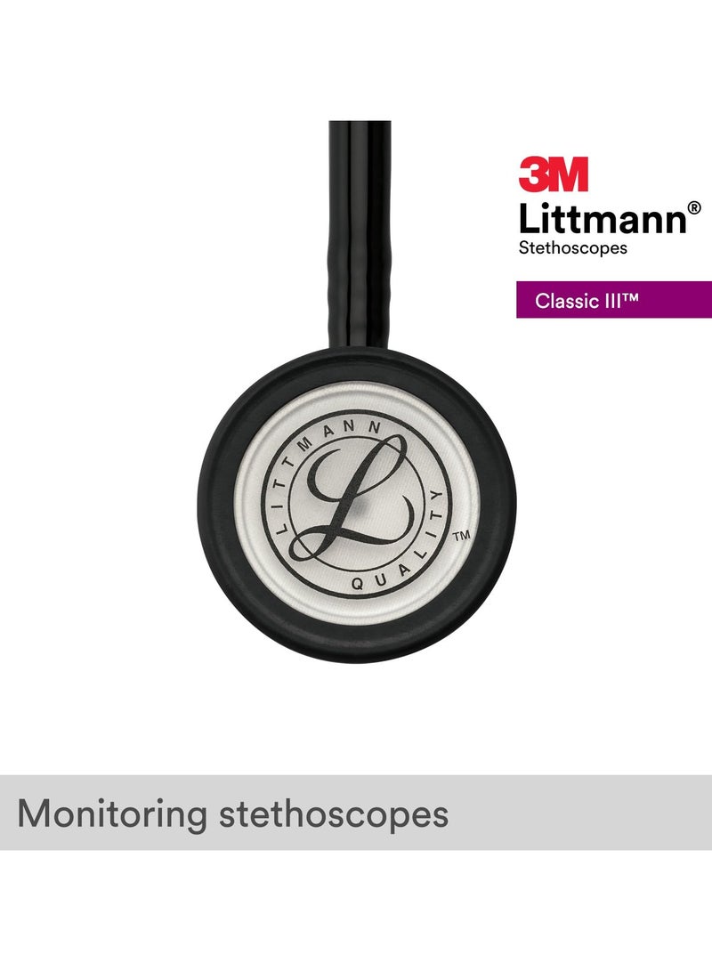 Stethoscope Classic III Black Tube with Standard Finish 5620