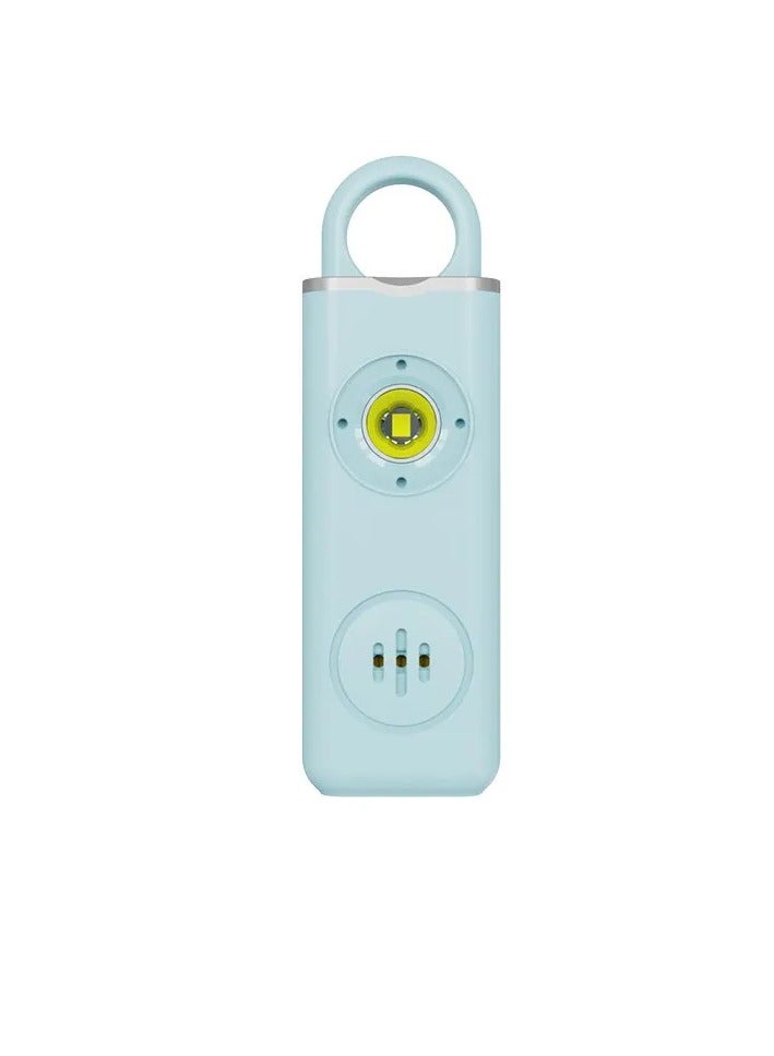 Personal Safety Siren For Women, 130 dB Loud Siren Emergency Security Alarm, Anti Robbery Safe Sound Personal Alarm, Security Siren With Strobe And Key Chain For Women, Children, Elderly, (1pc, Blue)