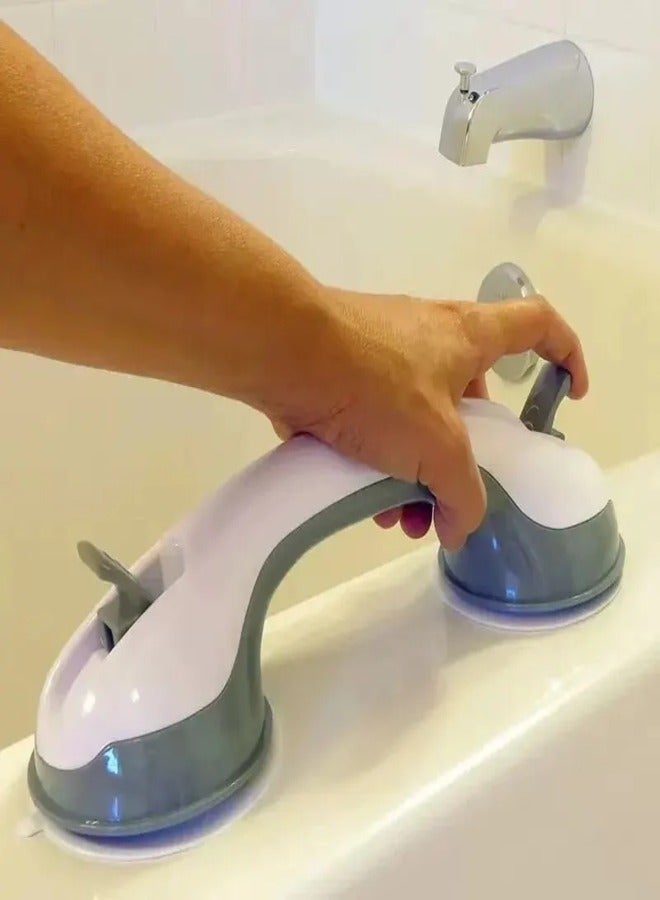 Suction Cup Handrail Bathroom Armrest Sucker Shower Helping Handle Bath Safer Grip for Tubs Glass Doors And Windows