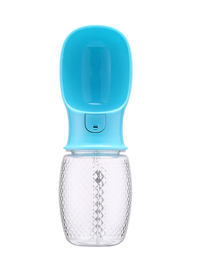 Travel Pet Water Bottle Blue/Clear 200grams