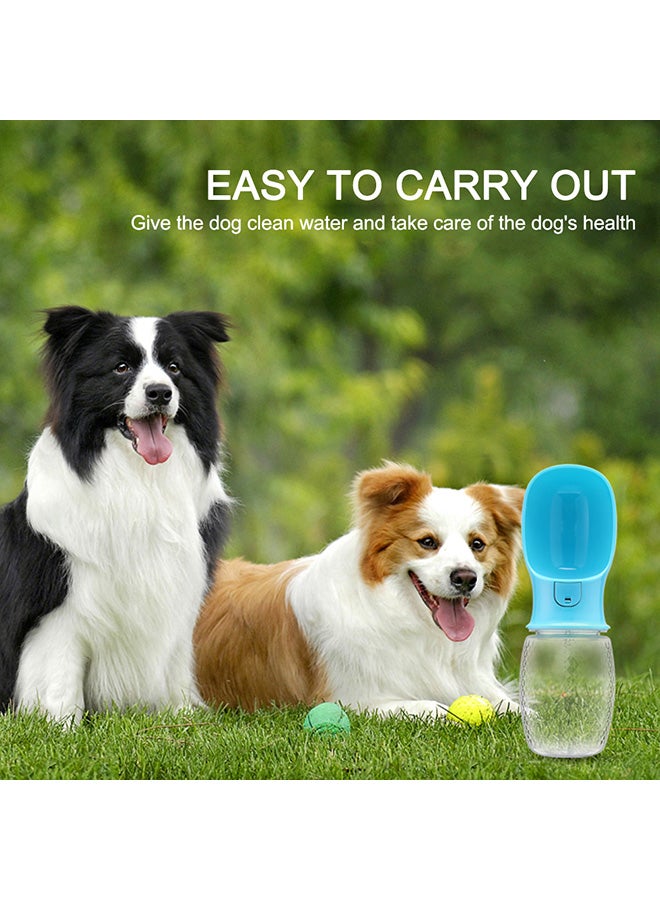 Travel Pet Water Bottle Blue/Clear 200grams