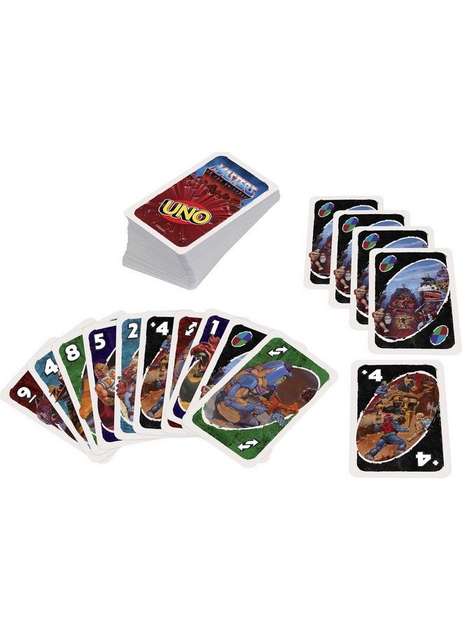 Uno Masters Of The Universe Card Game For Kids Adults And Game Night With Special Rule For 210 Players