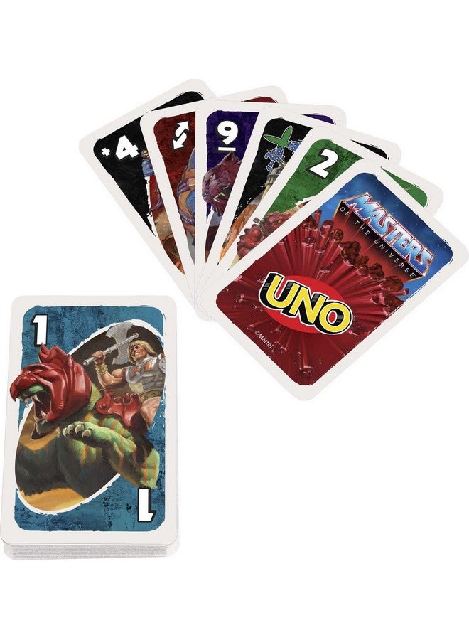 Uno Masters Of The Universe Card Game For Kids Adults And Game Night With Special Rule For 210 Players