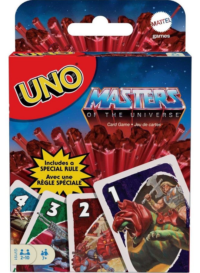 Uno Masters Of The Universe Card Game For Kids Adults And Game Night With Special Rule For 210 Players