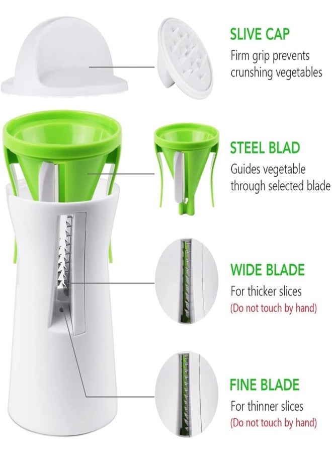 Vegetable Spiralizer Heavy Duty Spiral Slicer  Spiralizer Cutter for Zucchini Pasta Noodle Spaghetti Maker Gluten Free Meals