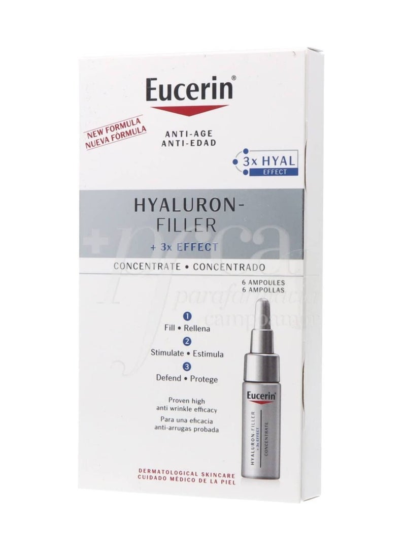 Eucerin 6 Ampoules Anti Age Hyaluron Filler Concentrate 6 x 5ml