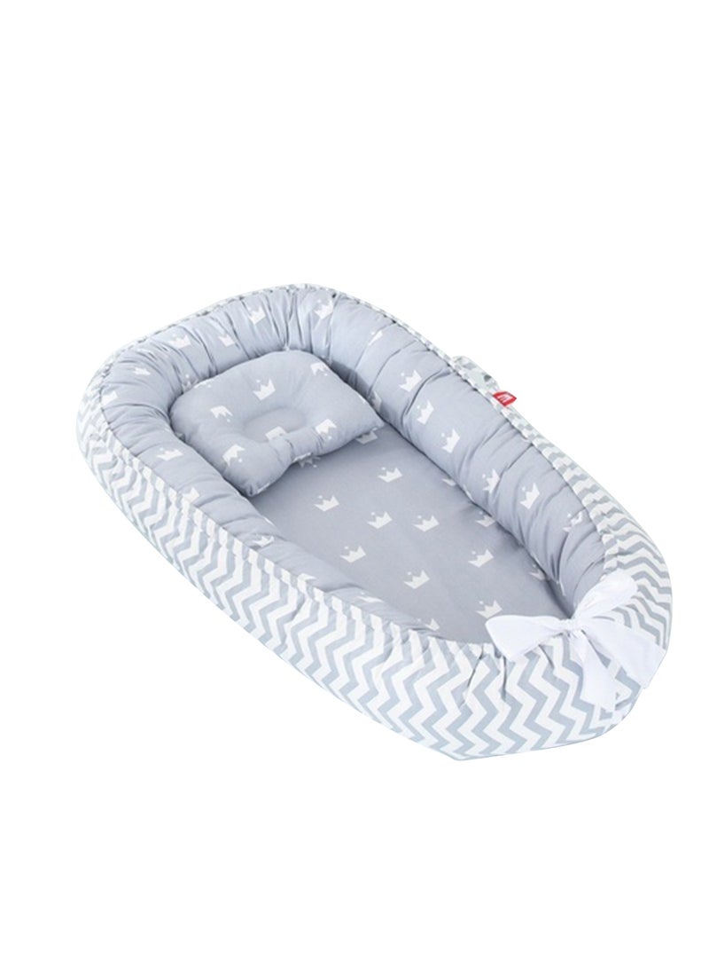 Baby Nest 100% Organic Breathable Baby Portable Crib