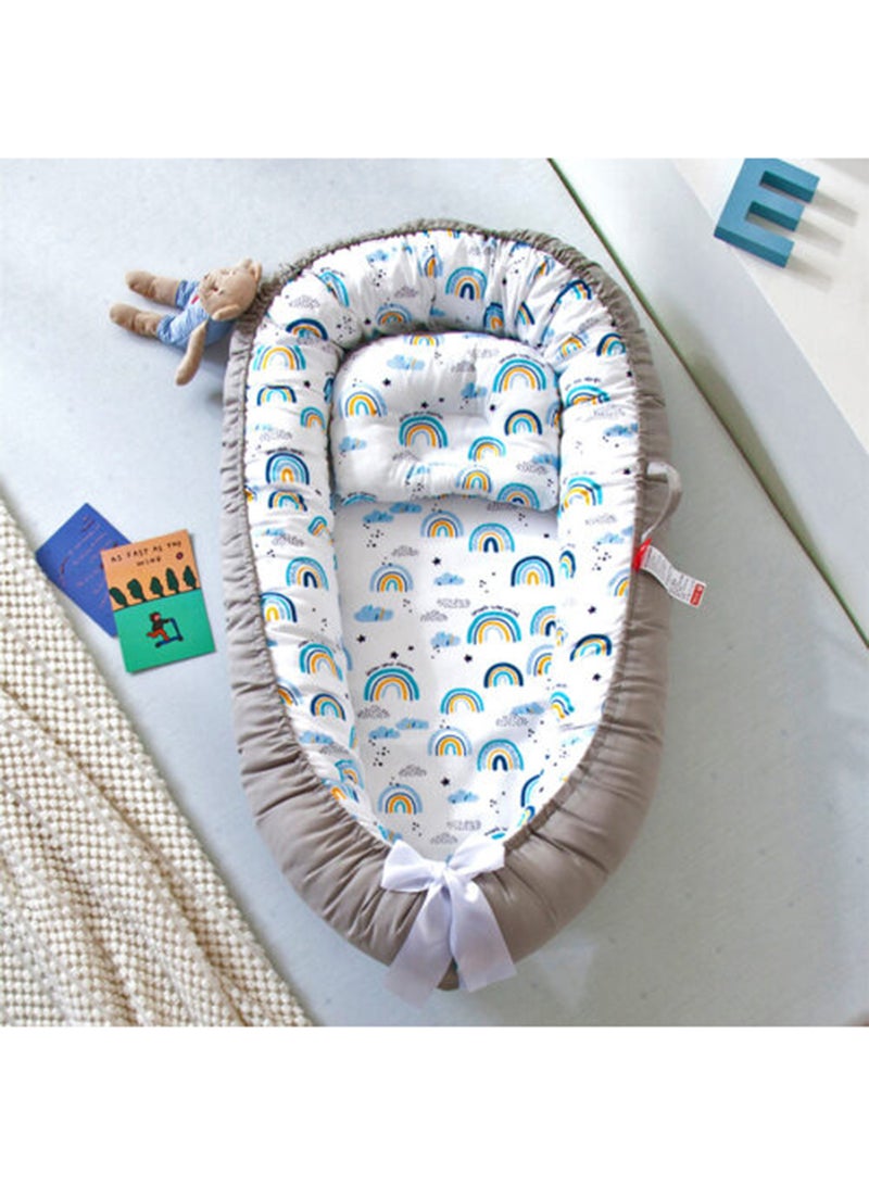 Baby Nest 100% Organic Breathable Baby Portable Crib