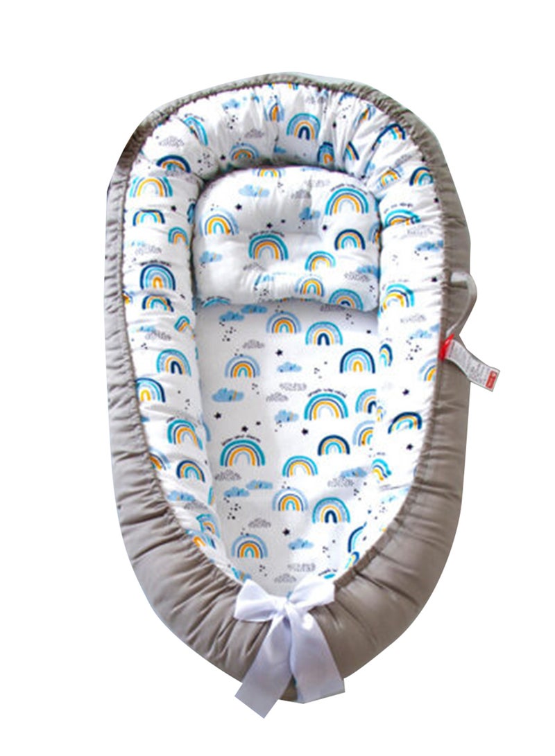 Baby Nest 100% Organic Breathable Baby Portable Crib