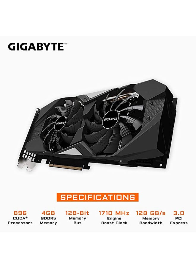 GeForce GTX 1650 OC Edition Graphic Card Black