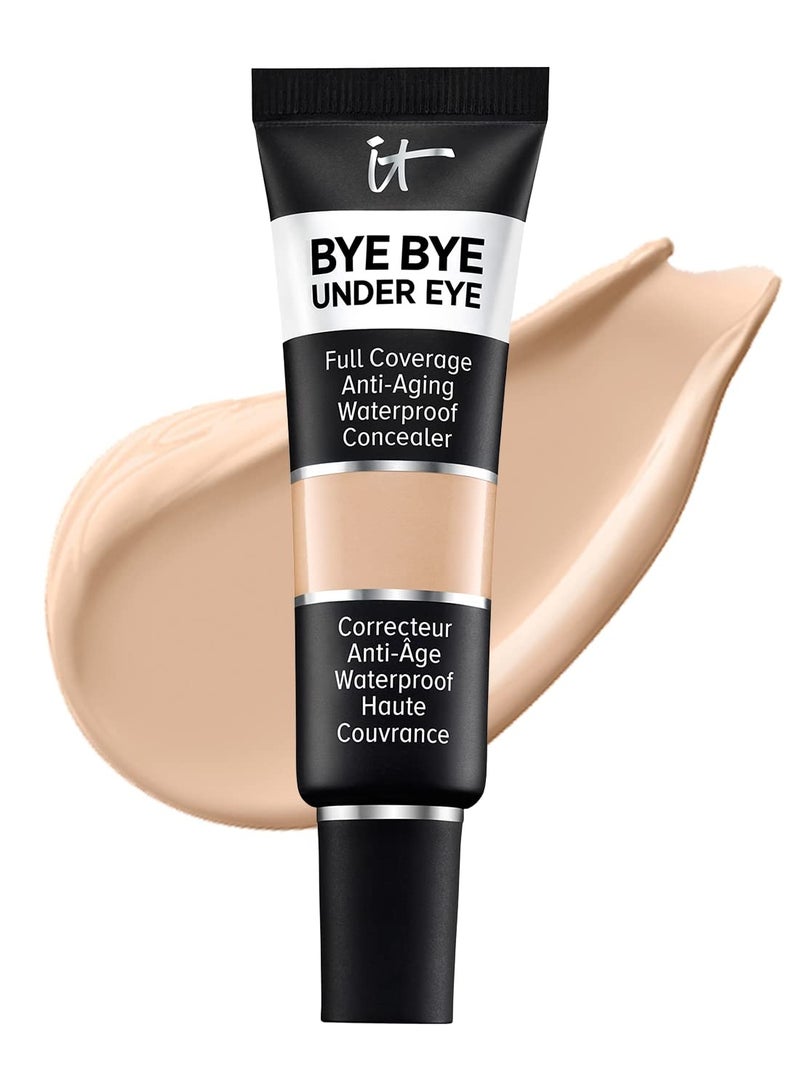 IT Cosmetics Bye Bye Under Eye Full Coverage Concealer - for Dark Circles, Fine Lines, Redness & Discoloration - Waterproof - Anti-Aging - Natural Finish – 0.4 fl oz - 20.0 Medium - for neutral undertones