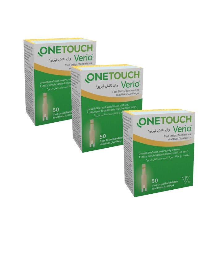 Verio Test Strips - 150 Test Strips for Accurate Blood Glucose Testing