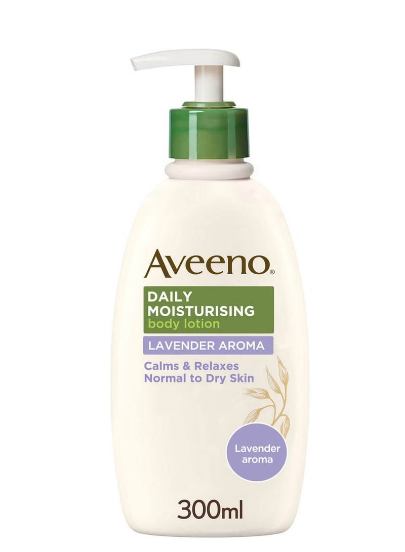 Daily Moisturizing Body lotion Lavender Aroma Calm and Relax Normal to Dry Skin 300 ml