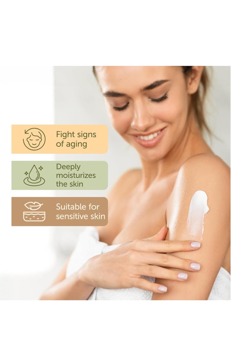 Hydrating Face Moisturizer & Body Cream with Manuka Honey Cream & Coconut Body Oil - Organic Face Moisturizer and Body Lotion for Extremely Dry Skin - For Dry Itchy Skin & Rosacea Treatment (8oz)