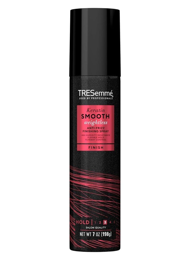 TRESemmé Anti-Frizz Finishing Spray Keratin Smooth for a Flexible Hold, Weightless, 7 oz