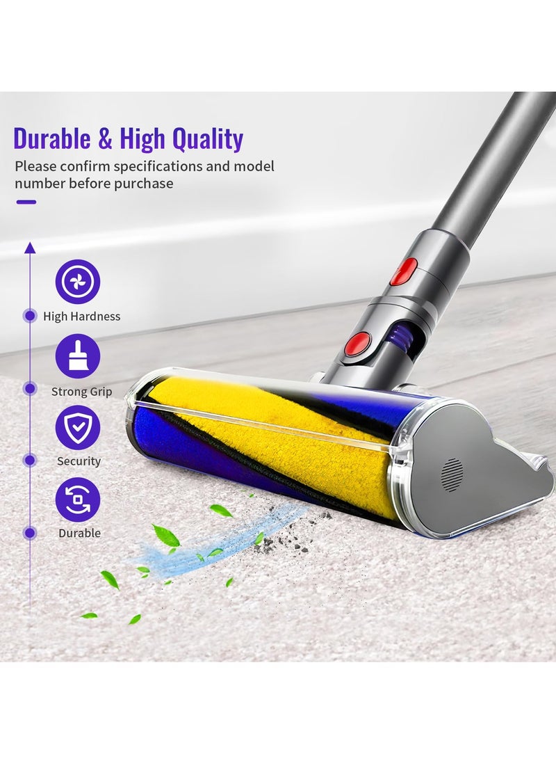 Soft Roller Brush Replacement for Dyson V8 Slim, V10 Slim, V12 Detect Slim, and V15 Detect Slim - Vacuum Cleaner Head Brushroll Attachment (Part No. 971634-01)