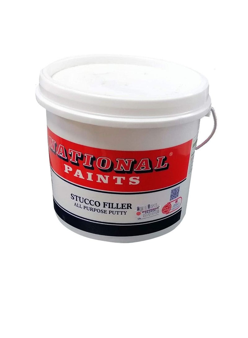 National Paint Stucco Filler All Purpose Putty Galon  3.6 Ltr