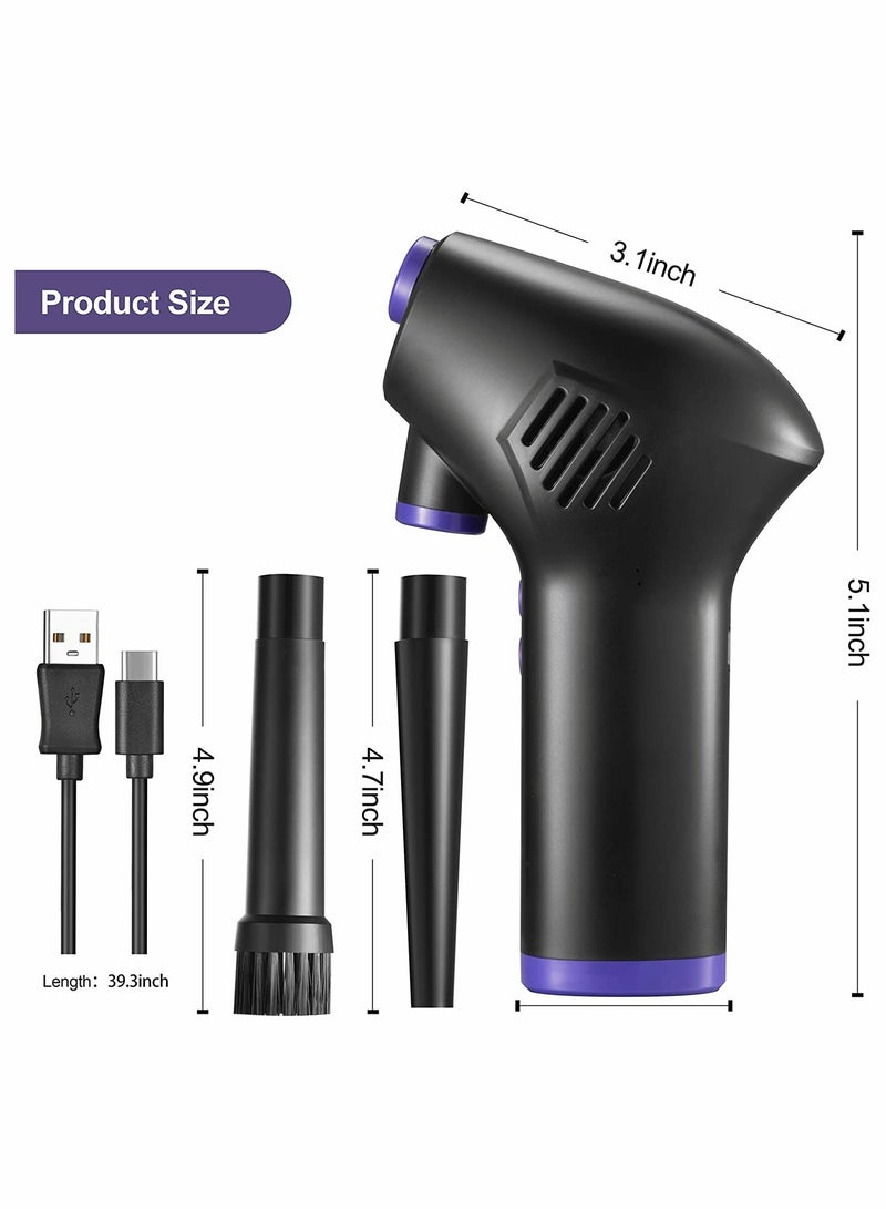 Cordless Air Duster for Electronics and Home Cleaning, Ideal Keyboard and Sofa Cleaner, Eco-Friendly Alternative to Canned Air