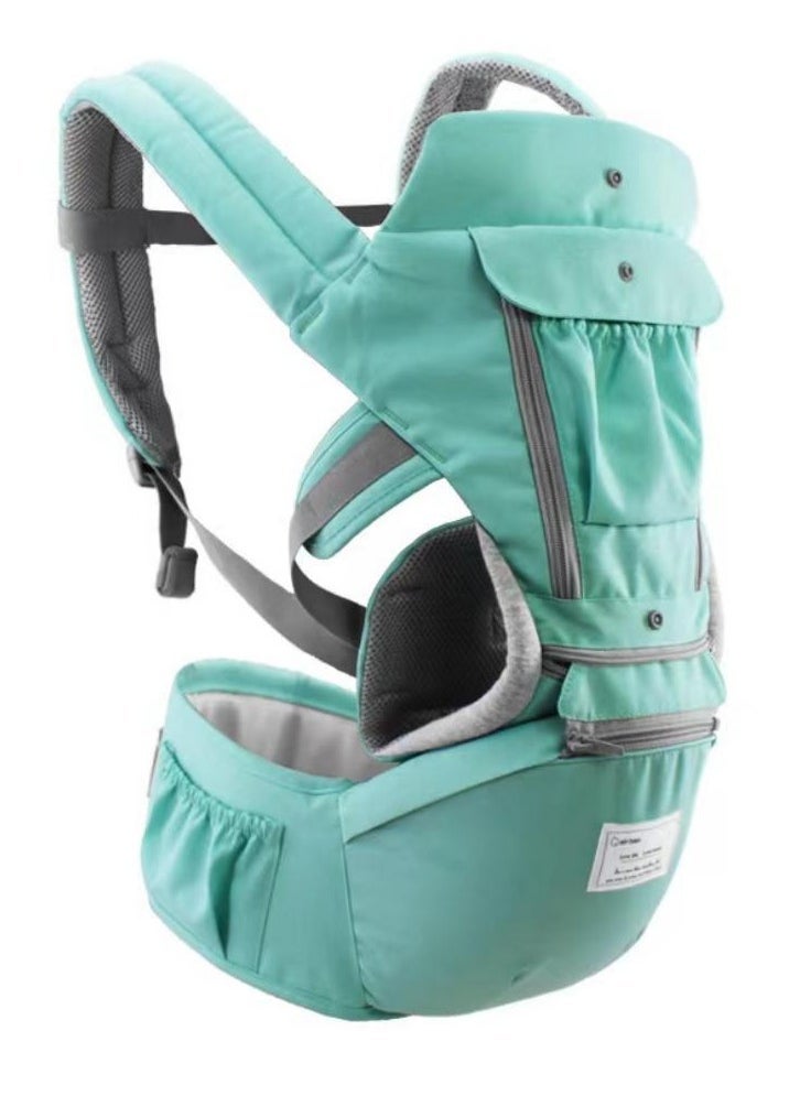 4-In-1 Soft Ergonomic Convertible Front And Back Face-In And Face-Out Carry Sling, 0 - 36 Months, 7 - 45 Lbs, Green