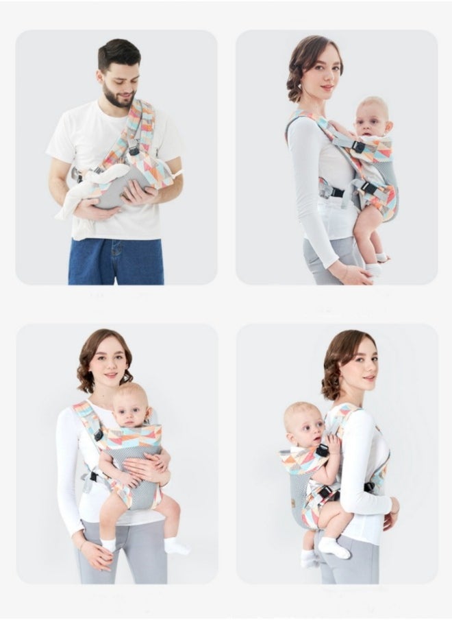 4 In 1 Portable Newborn Ergonomic Hands-Free Baby Carrier And Wrap Sling