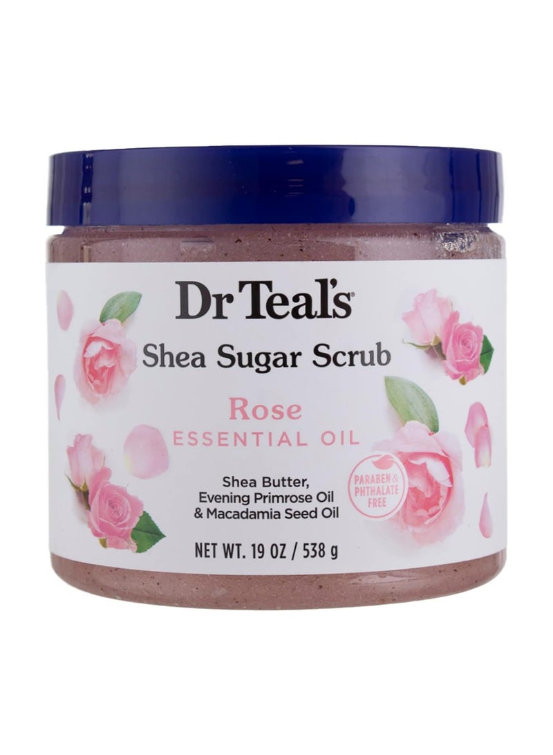 Shea Sugar Rose Body Scrub 538 g