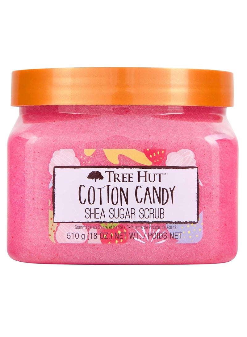 Tree Hut Cotton Candy Shea Sugar Scrub, 510 Grams