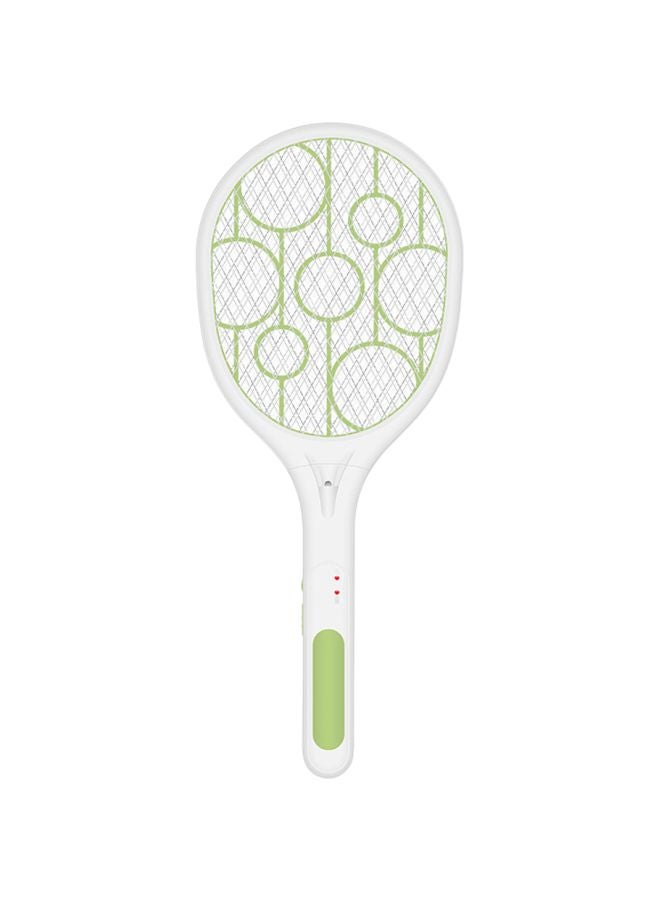 Handheld Mosquito Killer Swatter White/Green 48x4.5x20centimeter