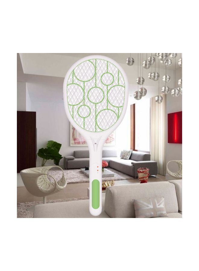 Handheld Mosquito Killer Swatter White/Green 48x4.5x20centimeter