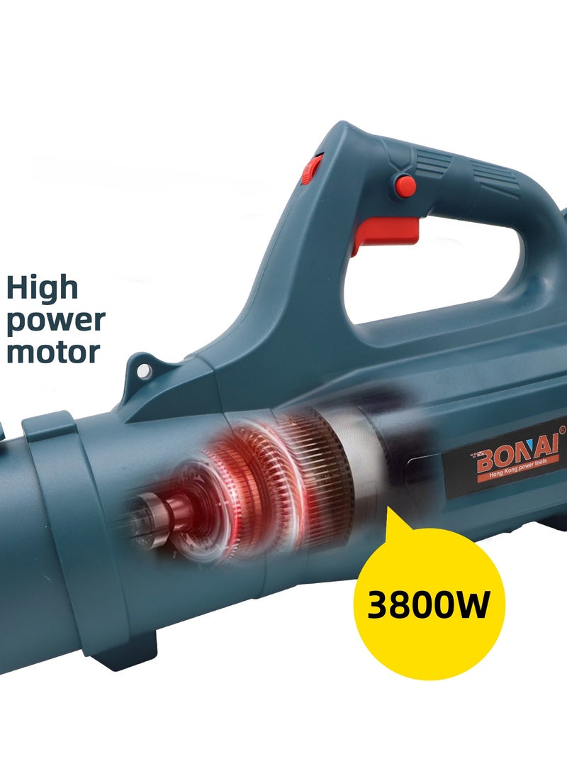 Electric Corded Leaf Blower, Dust Blower Easy Handling 3800w, 17000rpm