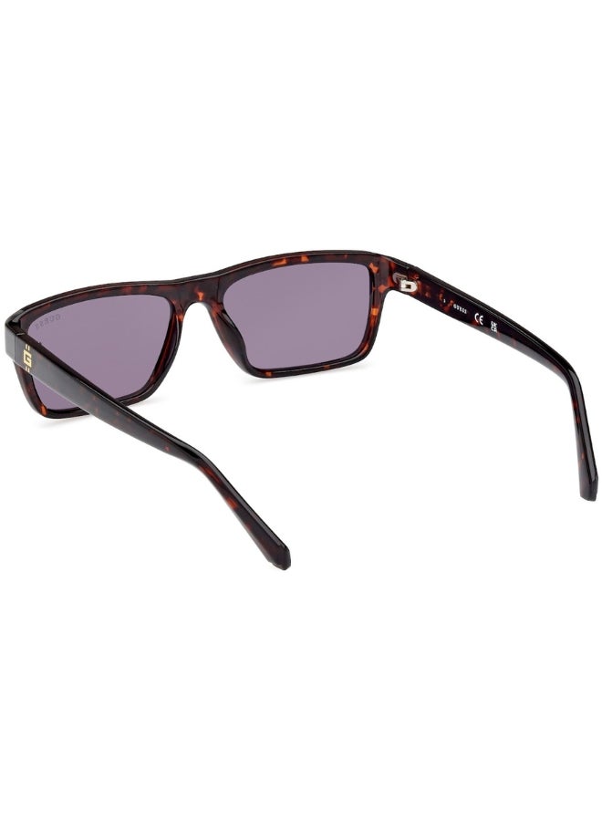 Men's Rectangular Sunglasses - GU00085 -  Lens Size: 55 mm