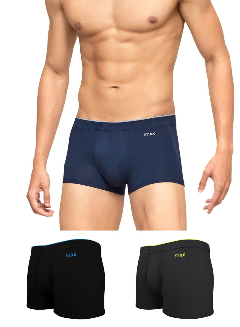 IntelliSoft Modal Trunks for mens pack of 3