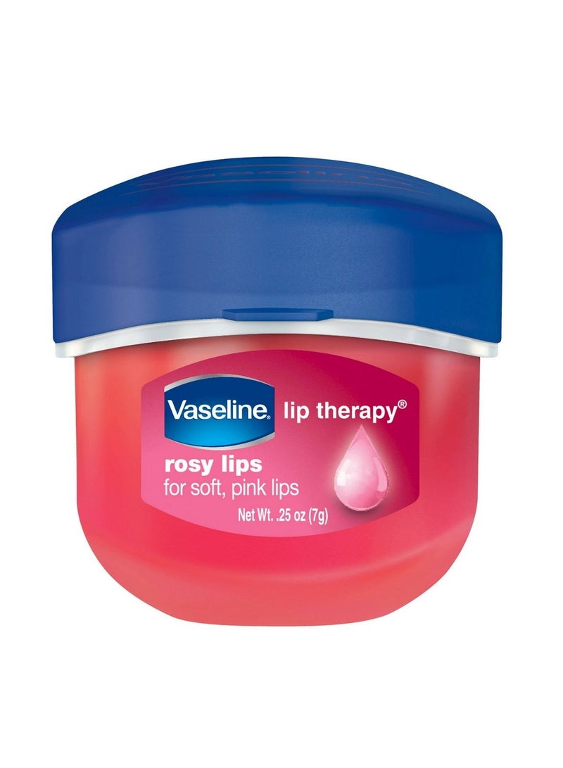 Vaseline Rosy Lip Therapy Size .25oz pack of 3