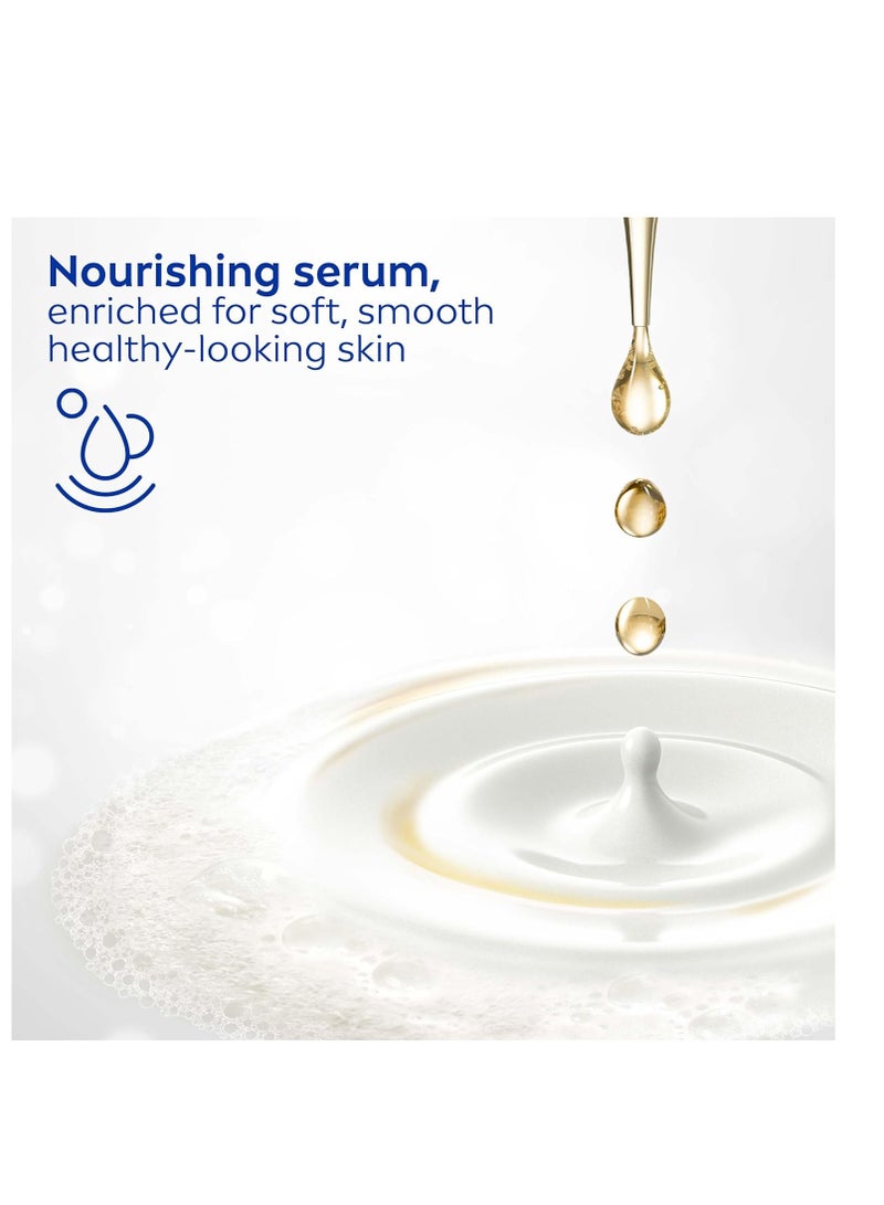 NIVEA Nourishing Botanical Blossom Body Wash for Dry Skin, 20 Fl Oz