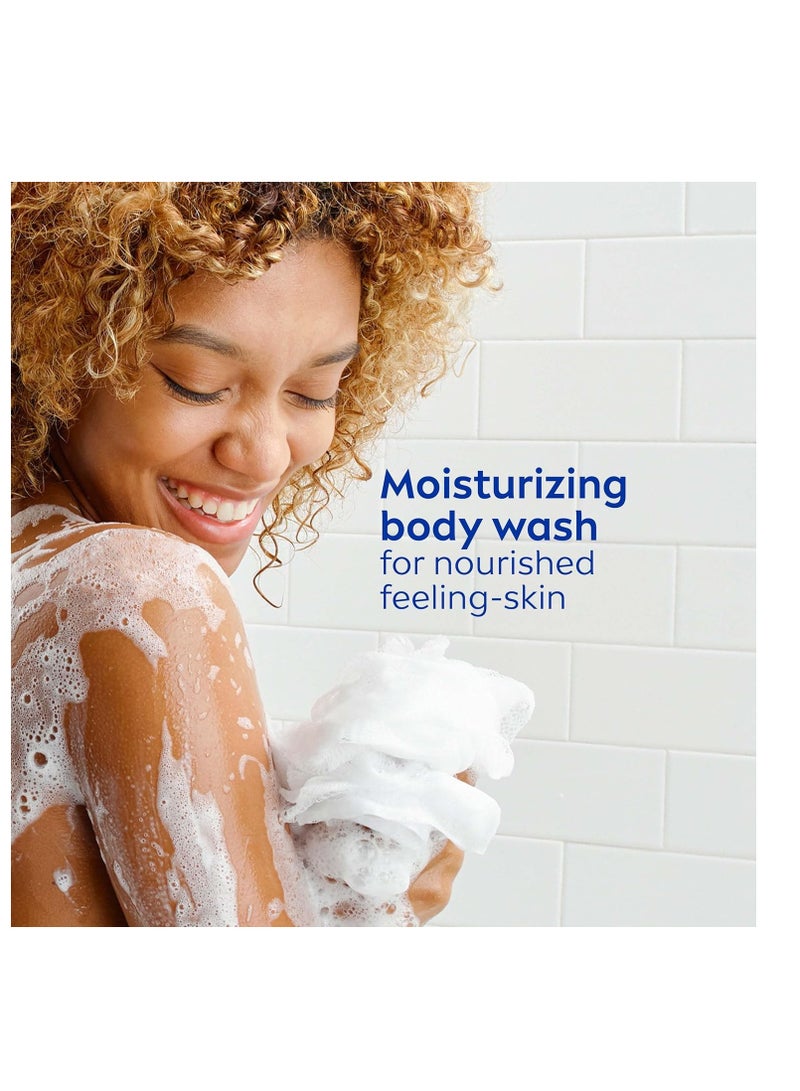 NIVEA Nourishing Botanical Blossom Body Wash for Dry Skin, 20 Fl Oz