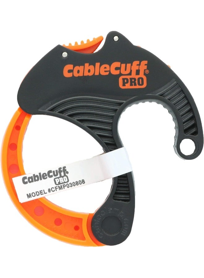 PRO (4 Pack: 4x Medium 2 Inch Diameter) Adjustable, Reusable, Cable Tie Replacements for Extension Cords or Electronics