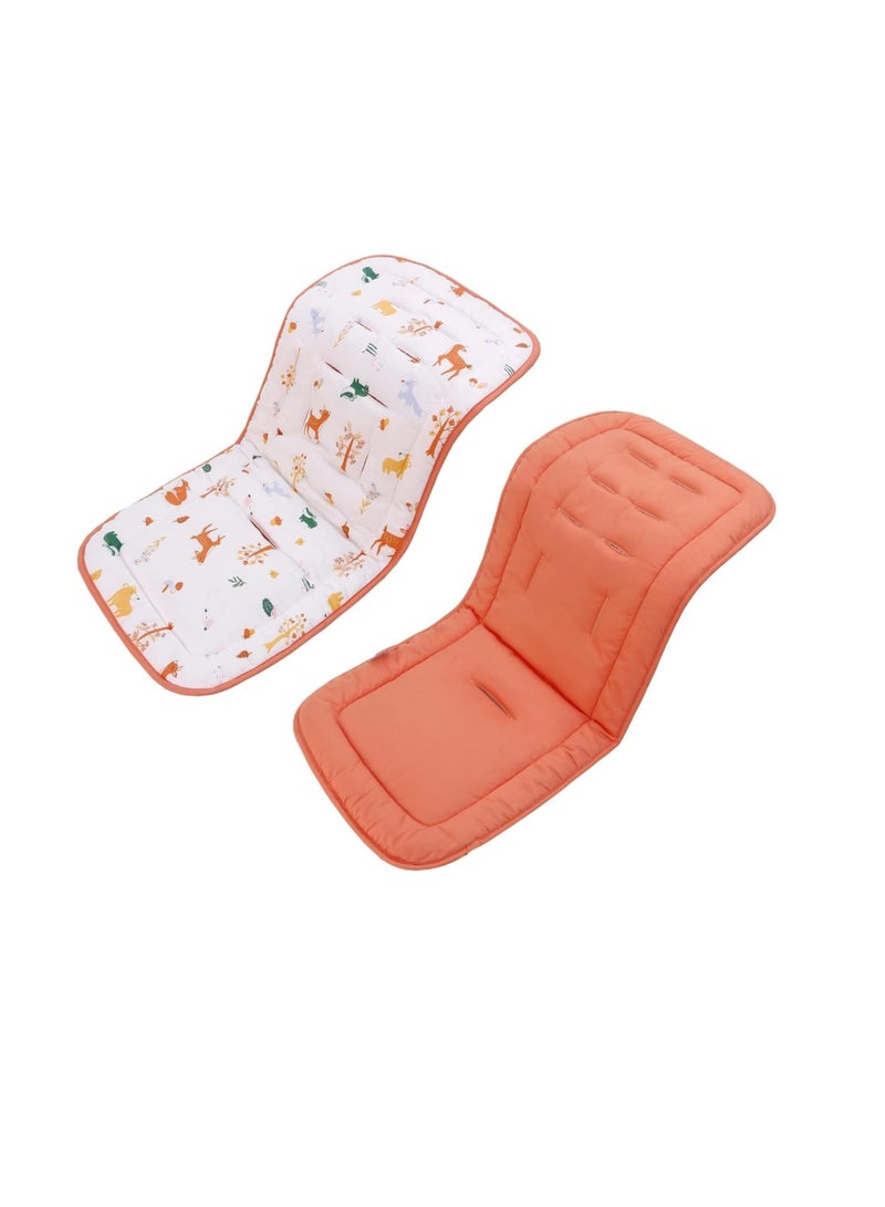 Baby Stroller Cushion, Cotton Cover Toddler Seat Pad Liner, Infant Car Carriage Cushion, Universal Breathable and Soft Stroller Mat, Newborn Stroller Pad, Comfortable Seat Pad Liner 13*30inch