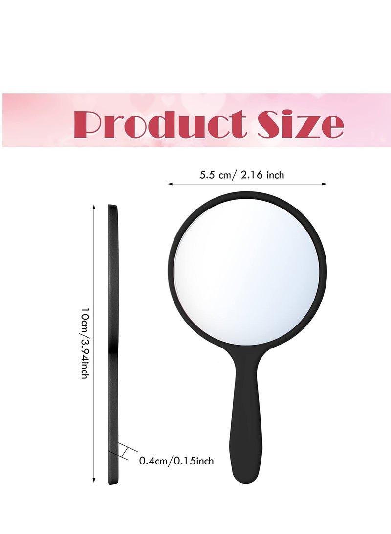 25 Pcs Handheld Mirror with Handle Bulk, 3.94