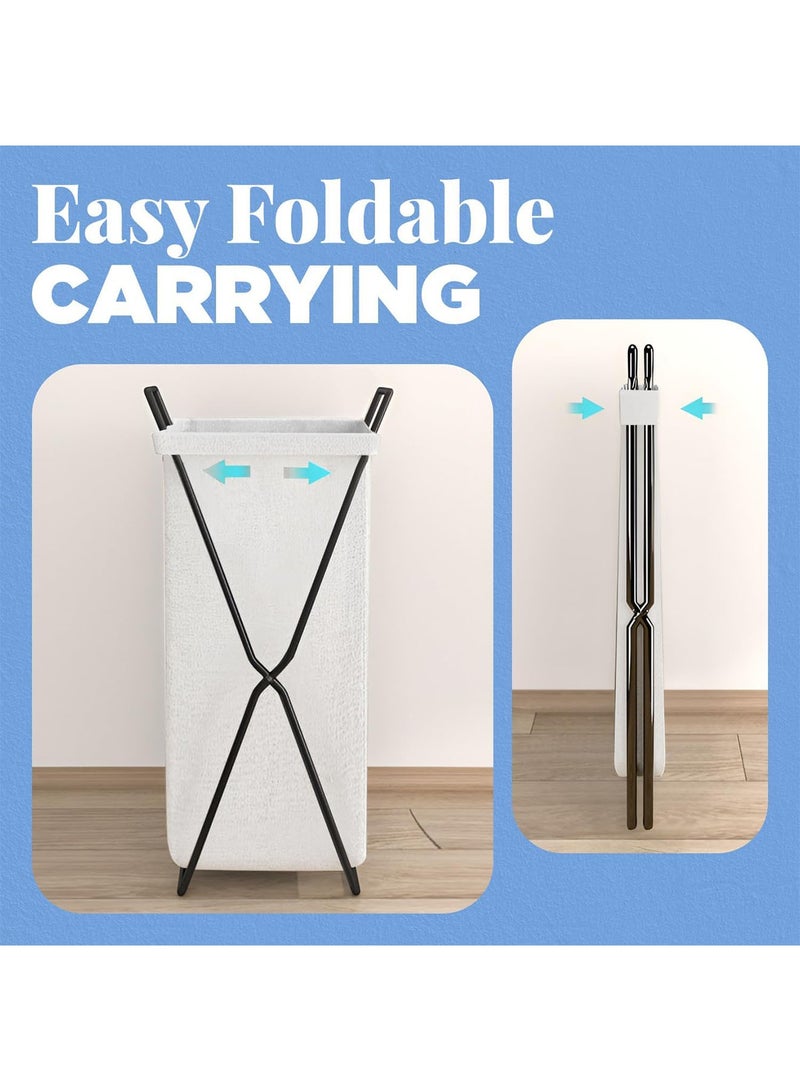 Laundry Cloth Basket Stylish Storage Box Dust and Waterproof Portable Basket